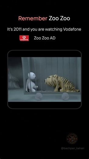 Bachpan Kahan on Instagram: "Remember 🥹 Vodafone ZooZoo ads on TV White, balloon-like characters suddenly aaye aur pura India confuse bhi hua aur entertain bhi 📺 Kisi ko samajh nahi aata tha yeh kya hai, phir bhi sabko ZooZoo dekhna zaroori lagta tha 😄 Call rates, internet ya balance se zyada discussion hoti thi ZooZoo kya bolna chah raha hai 🤔 School, college, ghar — har jagah ZooZoo mimicry aur dialogues repeat hote the 🗣️ Simple ads the, bina celebrities ke, phir bhi yaadgaar ban gaye 🧠
