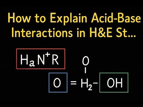 How to Explain Acid-Base Interactions in H&E Staining | Step-by-Step | Histology