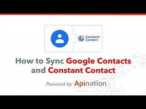 How to Sync Constant Contact with Google Contacts - Add new subscribers right from Gmail