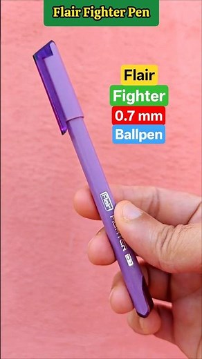 Flair Fighter 0.7 mm Ballpen Review 🖊️ Triangular Grip Pen