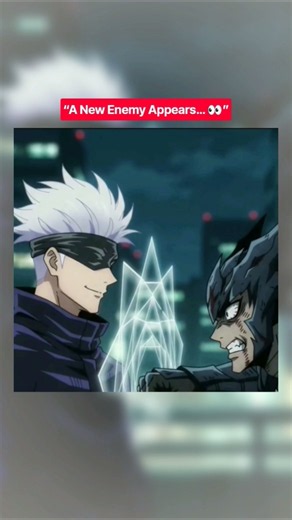 Gojo Faces an Unstoppable Enemy 😱🔥 #Gojo #JJK #Anime #Shorts