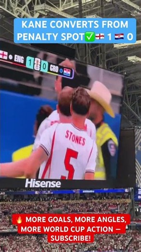 Harry Kane Goal vs Croatia! England Take the Lead 1-0 | World Cup 2026