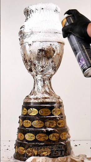 SPEED Cleaning The DIRTIEST Copa América Trophy Ever!