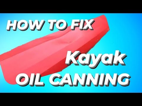DIY kayak fix. How to fix dented kayak