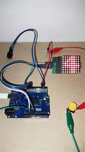 How to Build an Arduino Countdown Timer with 8x8 LED Matrix and Buzzer