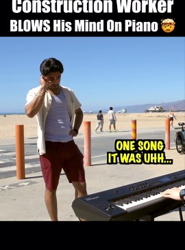 Watch what happens when I play piano!