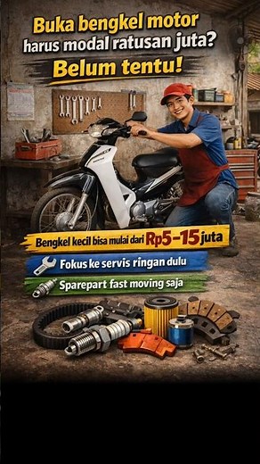 Tips Buka Usaha Sparepart Bengkel Motor