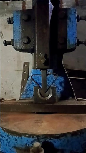 Holding clip making on screw press with simple diy dies #diy #machine #dies #tools #clips