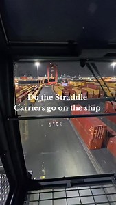 6.6K views · 384 reactions | I was asked if straddle carriers ever go on the ship . . . . @trucker_gang #ila #fyp #pov #straddlecarrier #bluecollar #ilwu #themachineoperator | the_machine_operator | Facebook