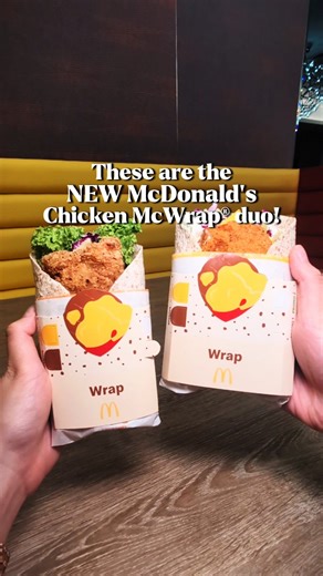 Eshton Chua on Instagram: "There’s a new duo in town – the Buttermilk Chicken McWrap®️ and Spicy Chicken McWrap®️ from McDonald’s! Whether you’re a fan of spice or not, there’s an option for you to savour 😌 Packed with flavour without the fuss - these new wraps are the perfect addition to McDonald’s menu! And don’t miss out on completing your meal with Crisscut®️ Fries, a Tangerine Freeze and Banana pie! Available daily at @mcdsg for lunch & dinner hours from 24ᵗʰ April, 11am. 📍 McDonald’s, Lo