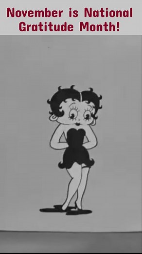 November is National Gratitude Month! What are you grateful for? A little fun with Betty & friends courtesy of @Fleischer Studios! ❤️ #grateful #thankful #fleischerstudios #bettyboop #cartoons #animation
