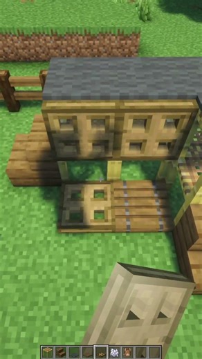 Minecraft Rabbit House 🐰 #shorts