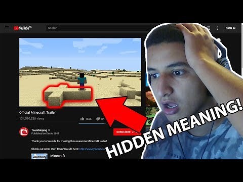 This is the TERRIFYING Secret Mojang Hid in Minecraft's Trailer! (Scary Minecraft Video)