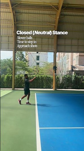 Forehand Stances Explained: Neutral → Open Stance