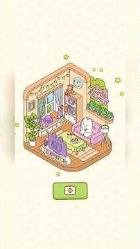 My sticker room lv1 gameplay #cute #gameplay #cutecat #cutestickers