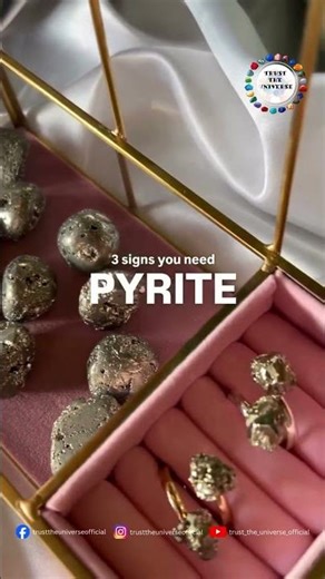 3 Signs You NEED Pyrite in Your Life 💰🔥 (Money & Protection Crystal) #pyrite