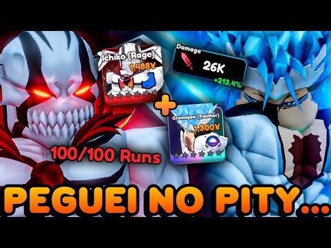 Was all the suffering worth it?! I got Ichigo Secret and Grimmjow in Universal Tower Defense!!
