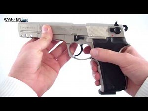 CO² Pistole Walther CP88 Competition vernickelt 4,5mm Diabolo CO² Waffen Test, www.waffenfuzzi.de