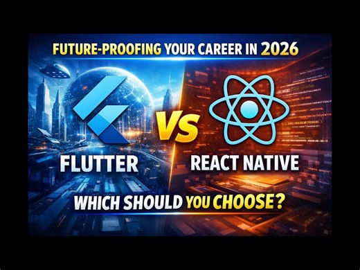 【中文配音】2026年职业护城河：Flutter与React Native到底选谁？ - Smart Flutter