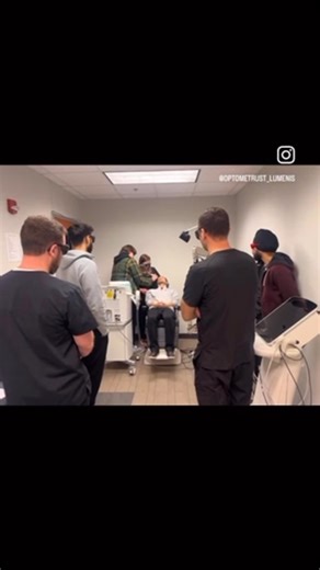 IU School of Optometry on Instagram: "Our 4th year students participated in a workshop to get hands on with intense pulsed light therapy for dry eye led by Dr. Tichenor. Thanks to our patient, Dr. Cheung, and our partners at @Lumenis, especially Shelby Ruder @optometrust_lumenis"