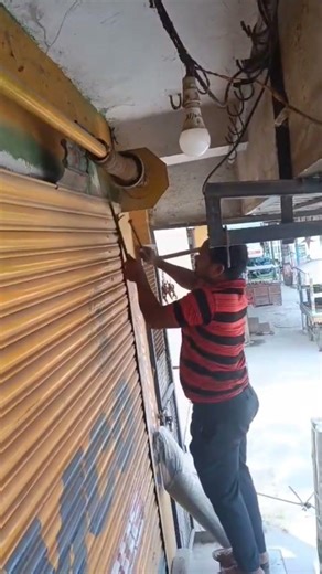 shutter repair work #spring #removing 👍