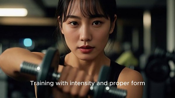 Insane Strength Gains Powered by AI Female Muscle Growth