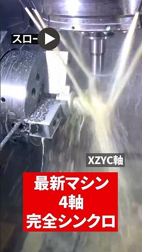 工場の裏側 同時四軸加工編#勝井鋼業#複合加工機#ヤマザキマザック#切削加工#町工場#ものづくり #マシニング#オークマ＃金属加工