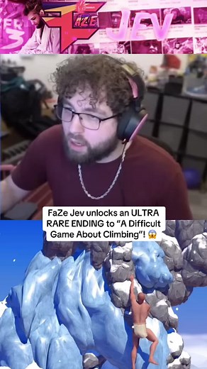 A Difficult Game About Climbing: FaZe Jev's Epic Win