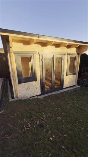 2.4K views · 22 reactions | Building a 4x3 m Log cabin #logcabin #gardenroom #cabinbuild #tinyhome #logcabinbuild | Jordan Turner | Facebook
