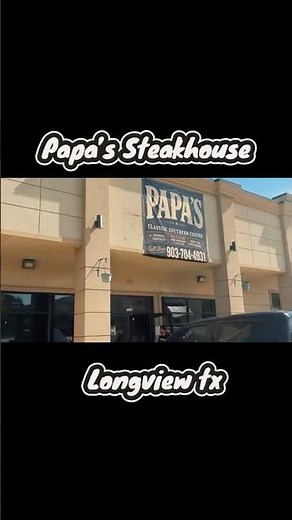 Papa Steakhouse Longview, TX Was it worth the hype? #food #foodreview