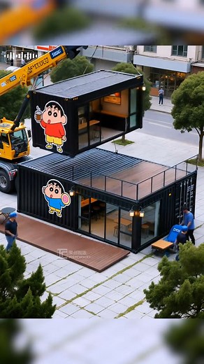 17K views · 91 reactions | Các bác đoán xem căn cafe này làm từ mấy nhà container ạ?  Anh chị cần video thực tế hay báo giá liên hệ giúp em 093 688 9622, em sẽ gửi sớm nhất cho mình ạ. Địa chỉ xưởng: Đông Các - Đông Hưng - Thái Bình #domuoicontainer #cafecontainer #nhadepcontainer #containercafe #cafe | Đỗ Mười Container Thái Bình | Facebook