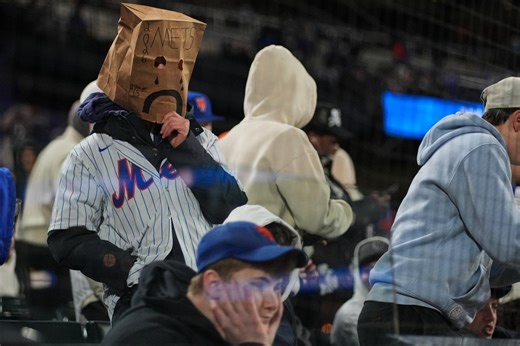 Mets fans mostly stay home but fill Citi Field with late boos as New York’s skid hits 12 games
