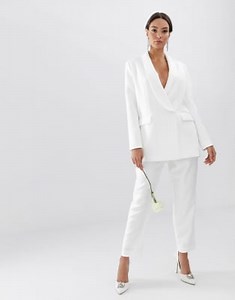 ASOS EDITION tailored suit in ivory | ASOS