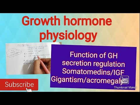 Growth hormone secretion mechanism of action functions and applied- endocrine physiology