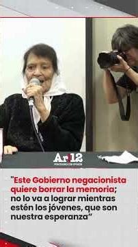 "THIS DENIALIST GOVERNMENT WANTS TO ERASE MEMORY; IT WILL NOT SUCCEED AS LONG AS YOUNG PEOPLE ARE...