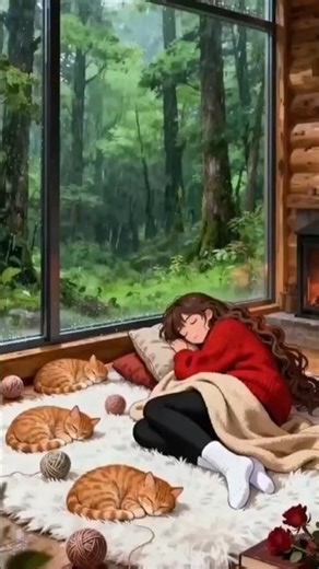 Window views & gentle purrs. #dreamloop #cats #nature