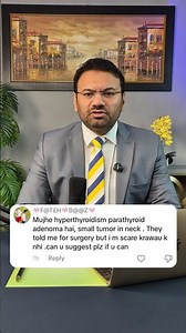 Special advice for Hyperthyroidism parathyroid adenoma patient.