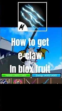 How to Get E-Claw FAST in Blox Fruits ⚡ Easy Electric Claw Unlock Guide #shorts