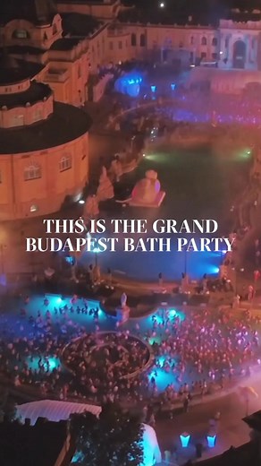 Wet dreams, magic, a unique night to remember in Széchenyi Bath. #spartybudapest #bathparty #budapestnightlife #szechenyibath