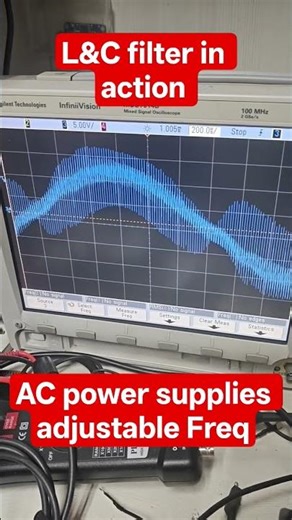LC filter in action at 115v, 27Amps