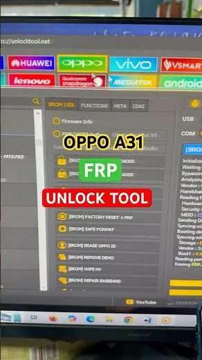 OPPO A31 ( CPH 2015 ) Userlock Remove Unlock Tool #shotrs #foryou #frp #userlock #unlocktool #oppo