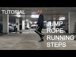 Jump Rope running steps | Alternate foot steps tutorial