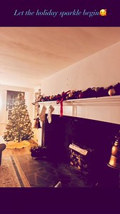 Let the decorations begin! Starting with the fireplaces! Because let’s be honest..Santa needs several! 💕 | Maria Zolezzi