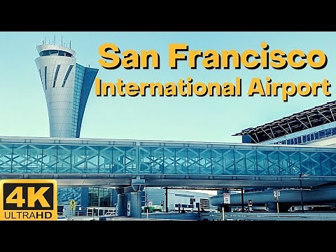 Virtual Tour of San Francisco International Airport | SFO Virtual Walk in 4K