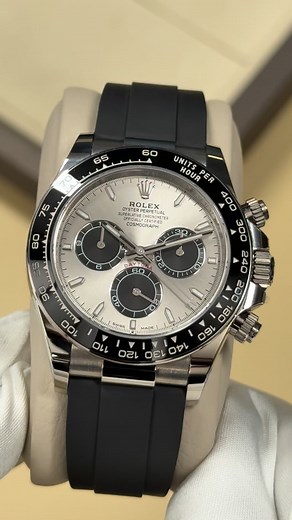 The Absolutely Stunning “New Model” 18ct White Gold Oysterflex Daytona “Ghost” with The Stunning Grey Dial and 18ct White Gold Bezel with a Black Ceramic Insert. Year - 2025 UK Authorised Dealer Supplied in Outstanding Condition with a Full Collectors Set Of Box and Papers. LWC Price - £39,450 Tel ☎️ 01756-243168 Mobile 📲 07535-305535 Info@theluxurywatchcompany.com Viewing - By Appointment Broughton Hall Estate Skipton North Yorkshire BD23 3AE | theluxurywatchcompanyofficial