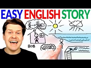 Bob Wants to Swim | Easy Simple Beginner English Listening Story | Comprehensible Input for ESL/ELT