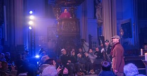 Filmproject De Diefte over Rechtvaardige Rechters gelanceerd in overvolle Gertrudiskerk: “De zalen voor volgend jaar zijn reeds geboekt”