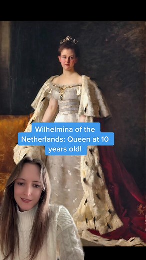 Learn about Wilhelmina of the Netherlands! #historytime #history #historytok #historywithamy #historyfacts #queen #netherlands #womenshistorymonth #womenshistory #womenshistorytiktok #secondworldwar