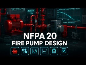 Fire Pump Design | NFPA 20 Jockey Pump Sizing, Diesel vs Electric Selection, Pump Curve Analysis