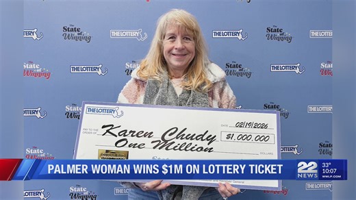 Palmer lottery winner plans to use $1M prize for home upgrades